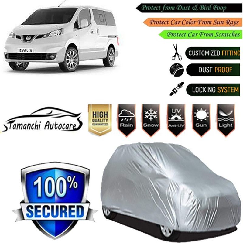 Tamanchi Autocare Car Cover For Nissan Evalia  (Silver)