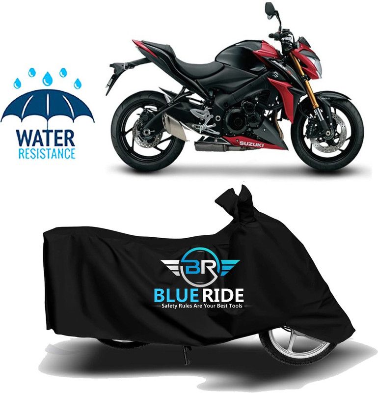BLUERIDE Two Wheeler Cover for Suzuki  (GSX S1000, Black)