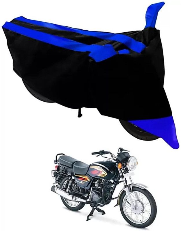 ELECTRIBLES Two Wheeler Cover for Honda  (Max 4R, Black, Blue)