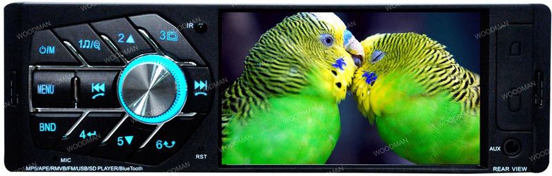 WOODMAN Single Din MP5 (USB & Bluetooth) Car Stereo  (Single Din)