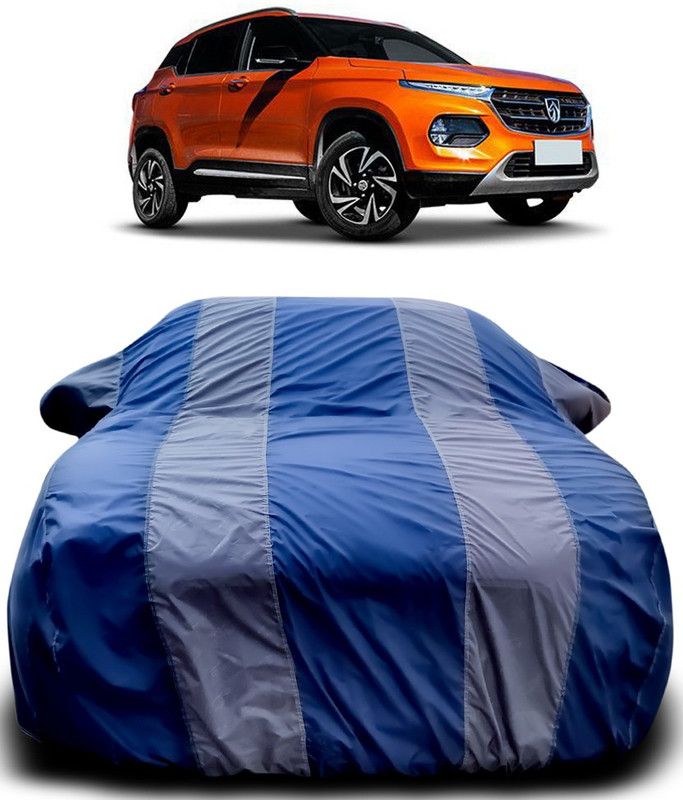 Genipap Car Cover For MG Baojun (With Mirror Pockets)  (Blue, Grey)