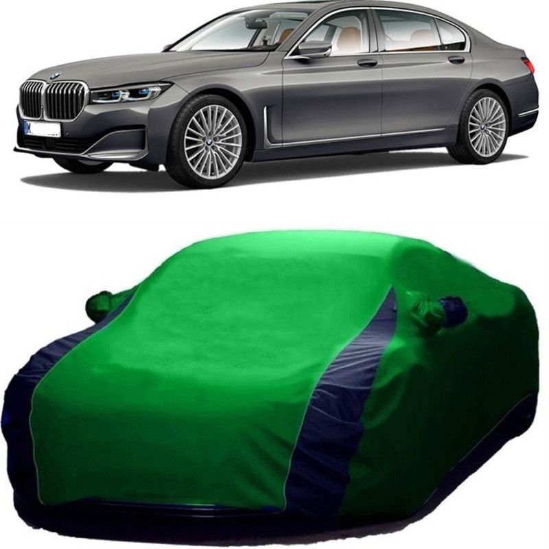 Genipap Car Cover For BMW 720D (With Mirror Pockets)  (Green)