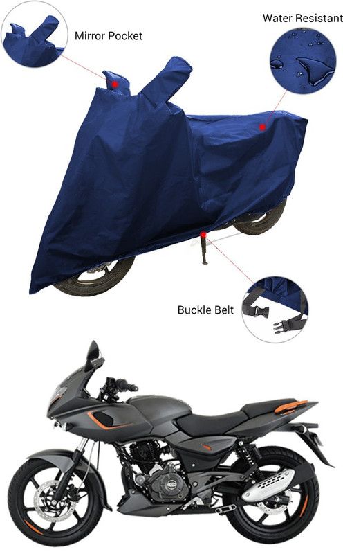 SS FOR YOUR SMART NEEDS Two Wheeler Cover for Bajaj  (Pulsar 180 BS6, Blue)