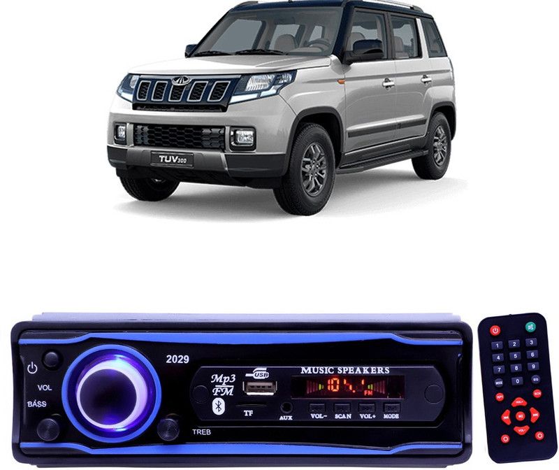 YUNEIK Blue Stereo-999 BLUETOOTH/USB/SD/AUX/FM/MP3 (BLUE & Black)Y-280 Car Stereo  (Single Din)