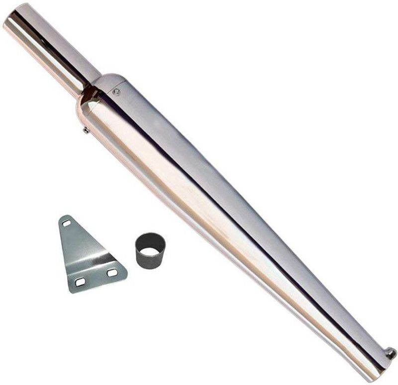 Supremechoice Goldstar / Gold Star Glasswool Exhaust silencer Royal Enfield Classic 350 Full Exhaust System  (Mild Steel)