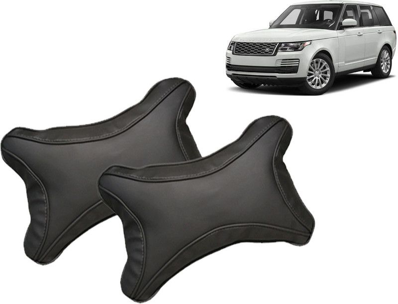 Ehouseall Store Black Leatherite Car Pillow Cushion for Land Rover  (Rectangular)