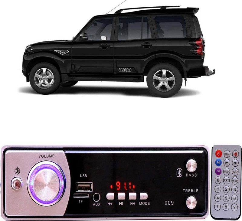 Bluedrum Silver009 BLUETOOTH/USB/SD/AUX/FM/MP3 Car Stereo ( Single Din) B-276 Car Stereo  (Single Din)