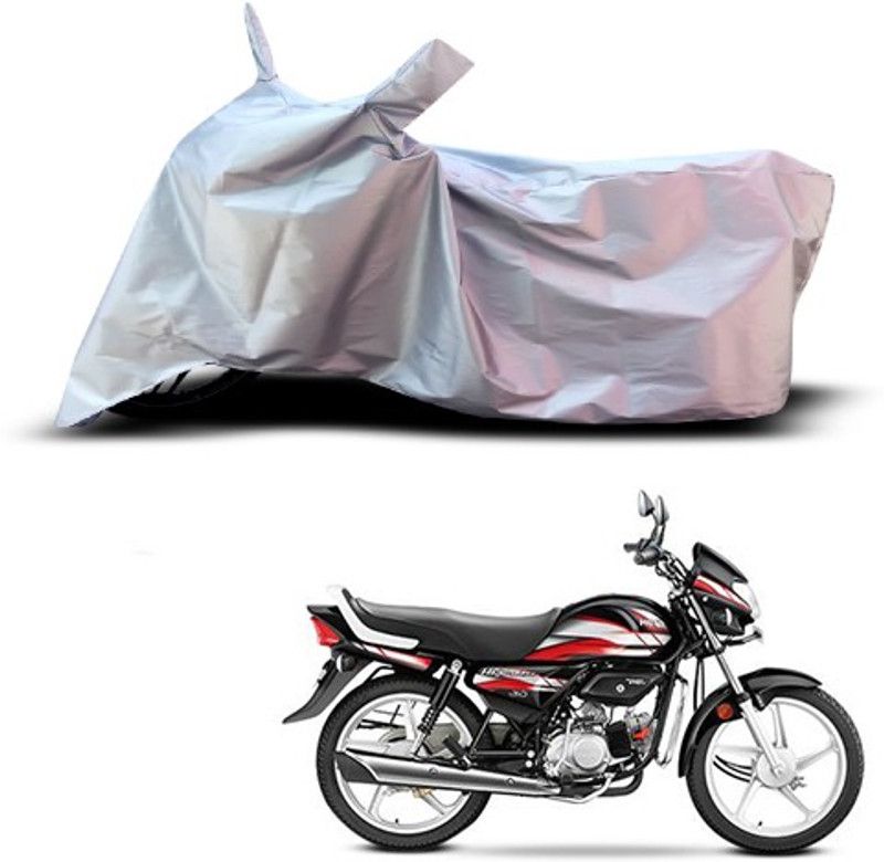 APNEK Waterproof Two Wheeler Cover for Hero  (CD deluxe, Silver)