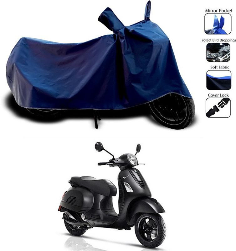 Rhtdmm Waterproof Two Wheeler Cover for Vespa  (Vespa, Blue)