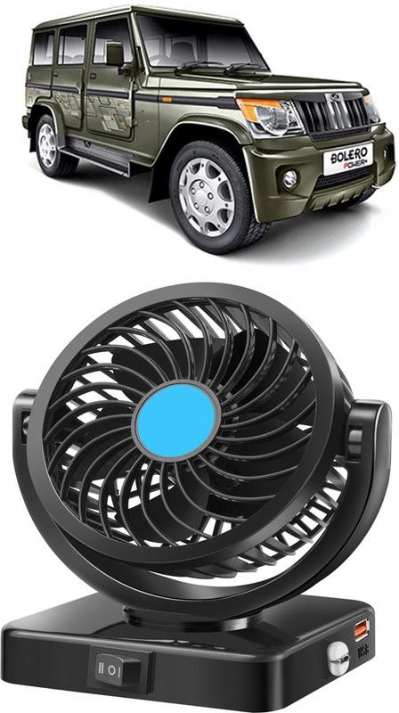 Enfield Works Car Fan With USB Charging 360 Degree Rotatable Fan-B-255 Car Interior Fan  (12 V)