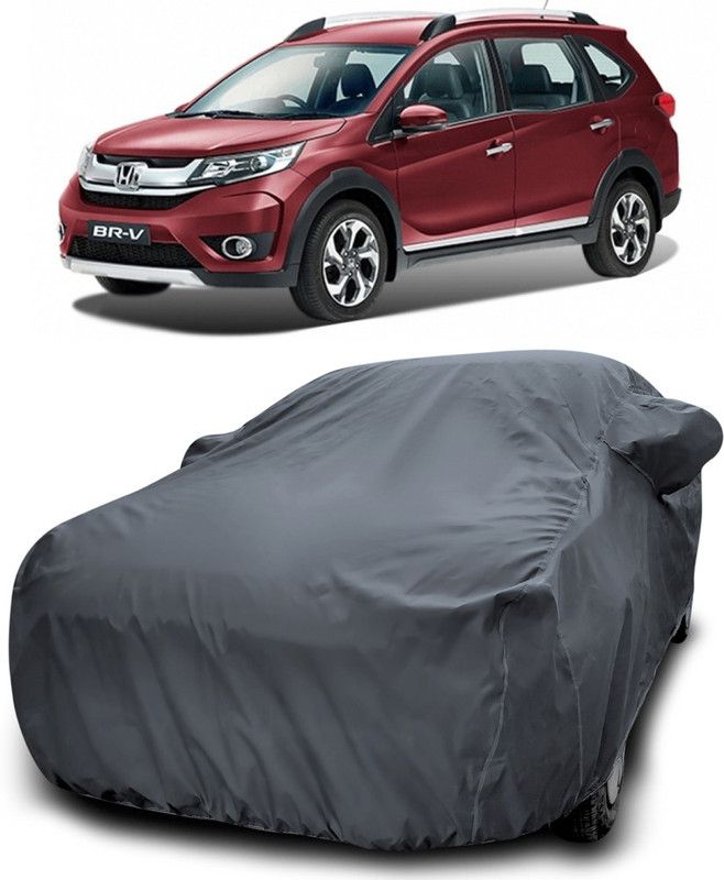 Elegance Car Cover For Honda BRV (With Mirror Pockets)  (Grey)