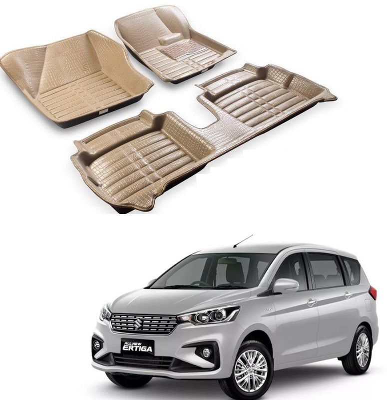 arneja trading company Polyutherine 5D Mat For Maruti Suzuki Ertiga  (Beige)