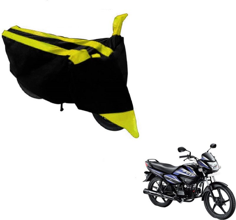 AUTYLE Two Wheeler Cover for Hero  (Splendor NXG, Black, Yellow)