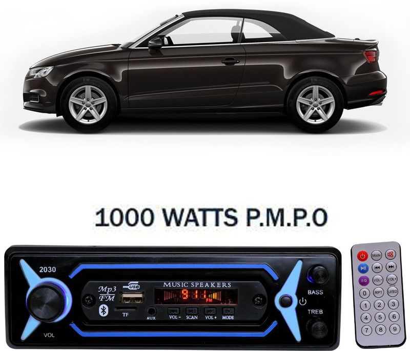 JBRIDERZ P-2030 Blue BLUETOOTH/USB/SD/AUX/FM/MP3 Car Stereo ( Single Din) B-5 Car Stereo  (Single Din)
