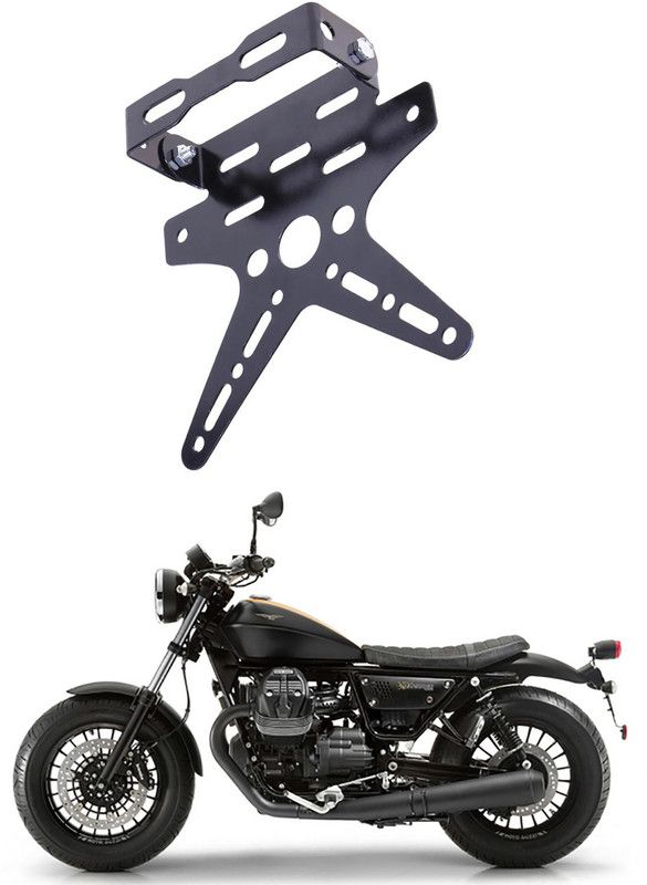 divis Bike License Number Plate Frame Holder Tail Tidy (Black) Bike Number Plate B-160 Bike Number Plate  (Aluminium 7 cm x 15 cm)