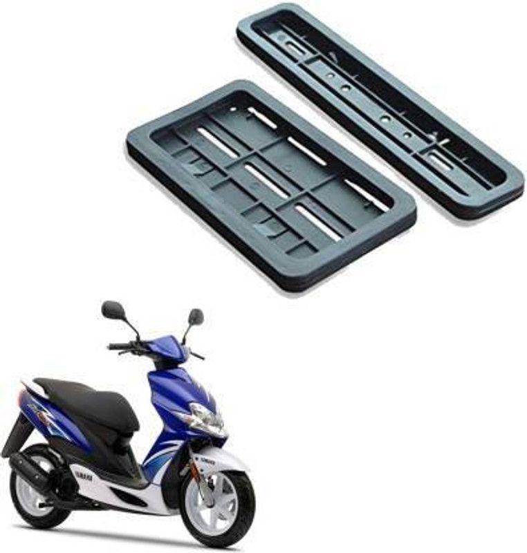 autoformonix Bike Number Plate Frame (Standard Size for All Bikes) (Front & Back) -225 Bike Number Plate (Plastic 28 cm x 7 cm) Bike Number Plate  (Plastic 20 cm x 7 cm)