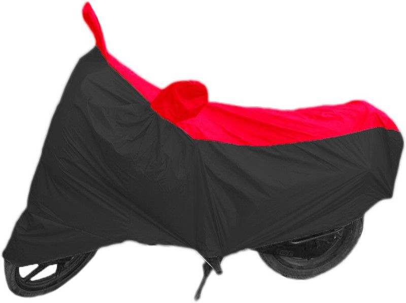 Amasree Two Wheeler Cover for Piaggio  (Black, Maroon)