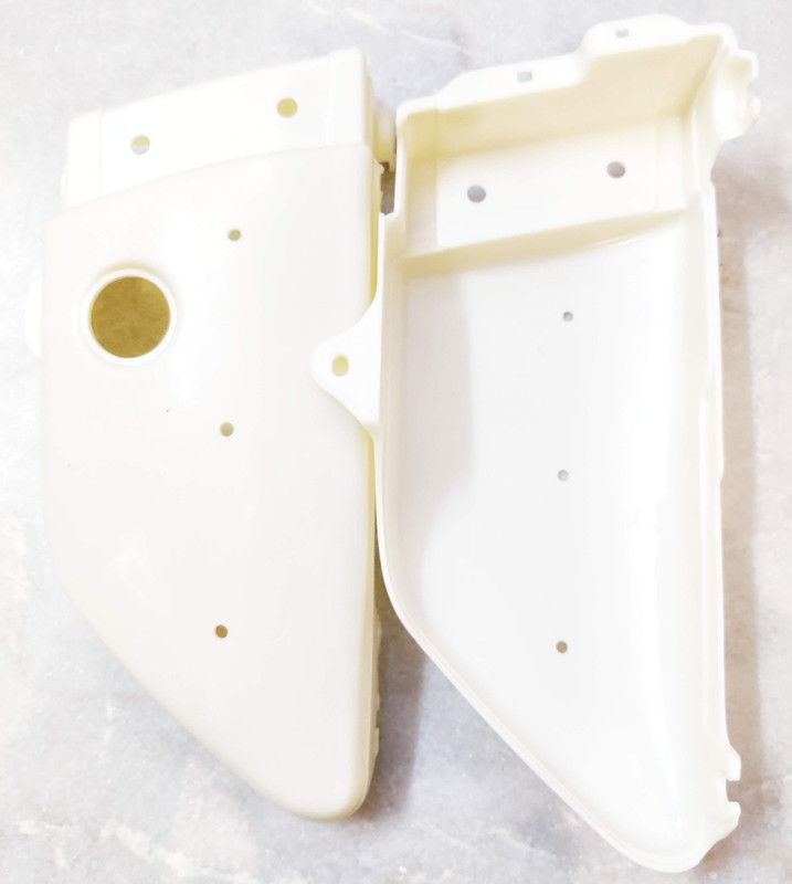 road religion Yamaha RX100 / RXG 135 Side Panel (without paint) with 4 pcs rubber fitting Bike Fairing Kit