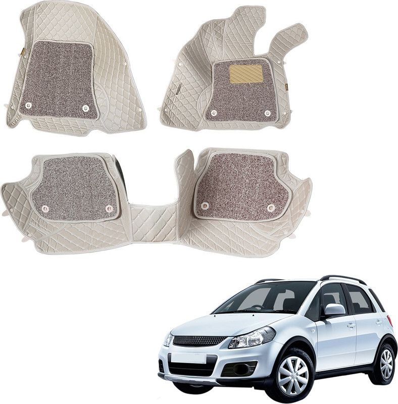 UrbanLifestylers Leatherite 7D Mat For Maruti Suzuki SX4  (Beige)