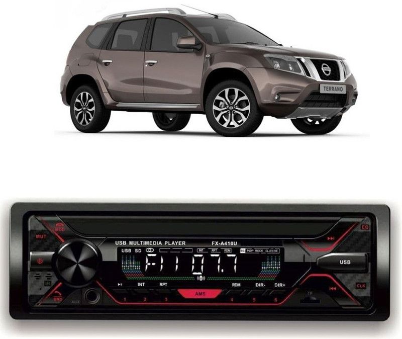 Purpleheart Car Stereo FX- A100U Car Stereo with Bluetooth, USB, SD Card , Aux P-454 Car Stereo  (Single Din)