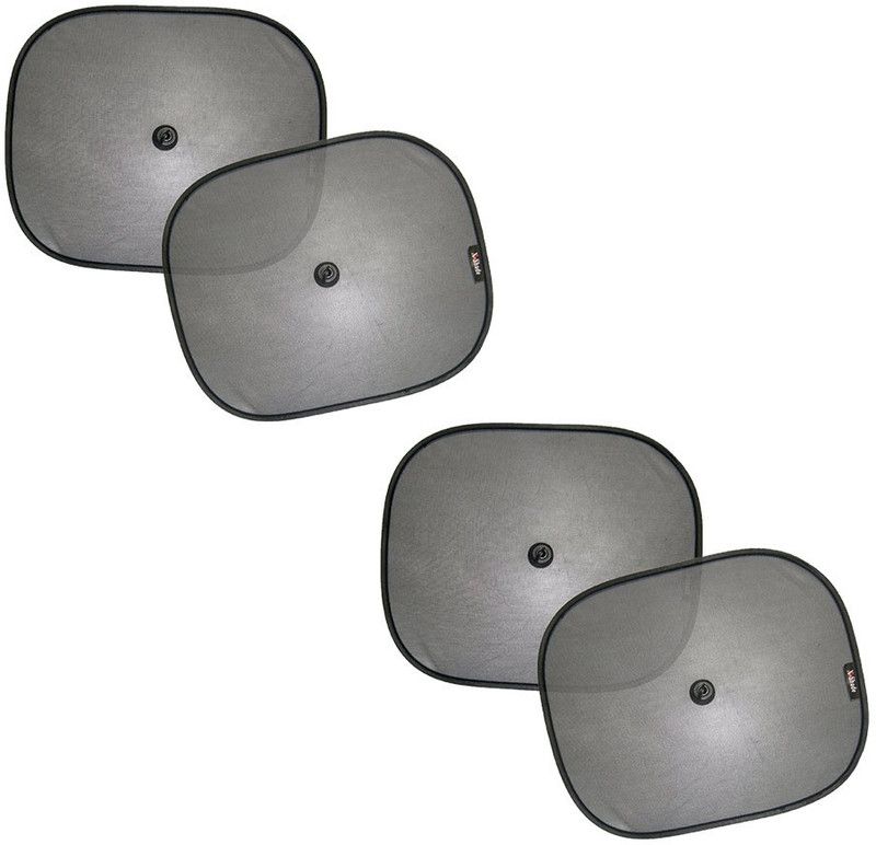 Caroutfit Side Window Sun Shade For Audi A4  (Black)