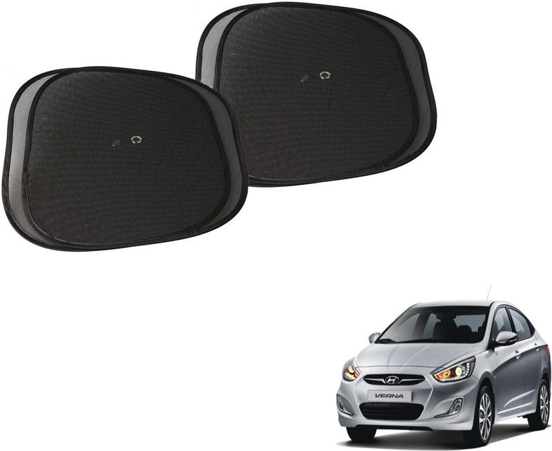 AUTYLE Side Window, Rear Window Sun Shade For Hyundai Fluidic Verna  (Black)
