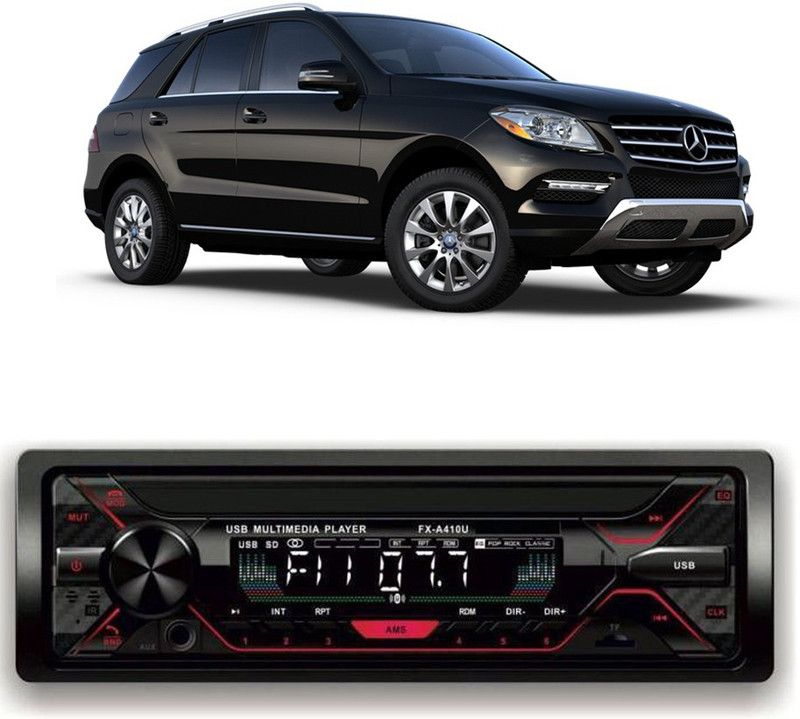 Genipap Car Stereo FX- A100U Car Stereo with Bluetooth, USB, SDCard , Aux G-406 Car Stereo  (Single Din)