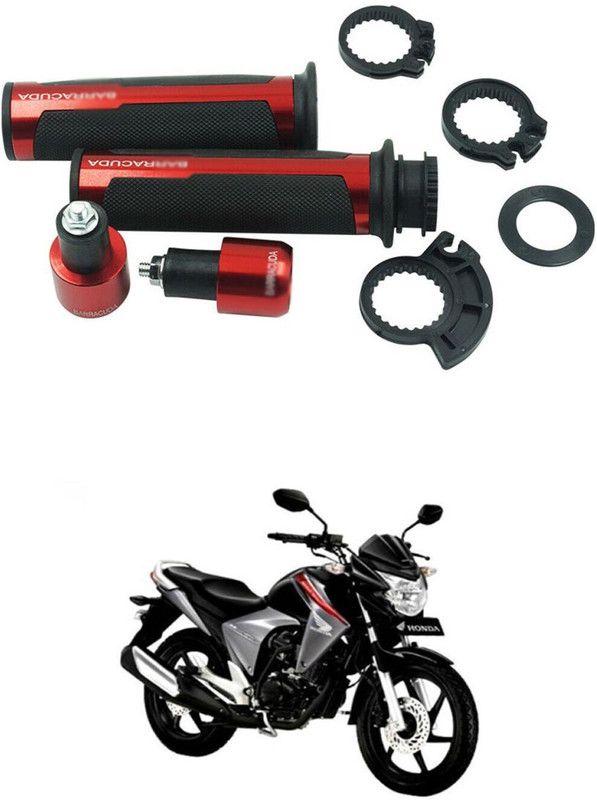 PROEDITION Metal Handle Grip Handlebar Ends with Aluminium Insert 32 Handle Bar Grip For Honda CB Twister  (Pack of 2)