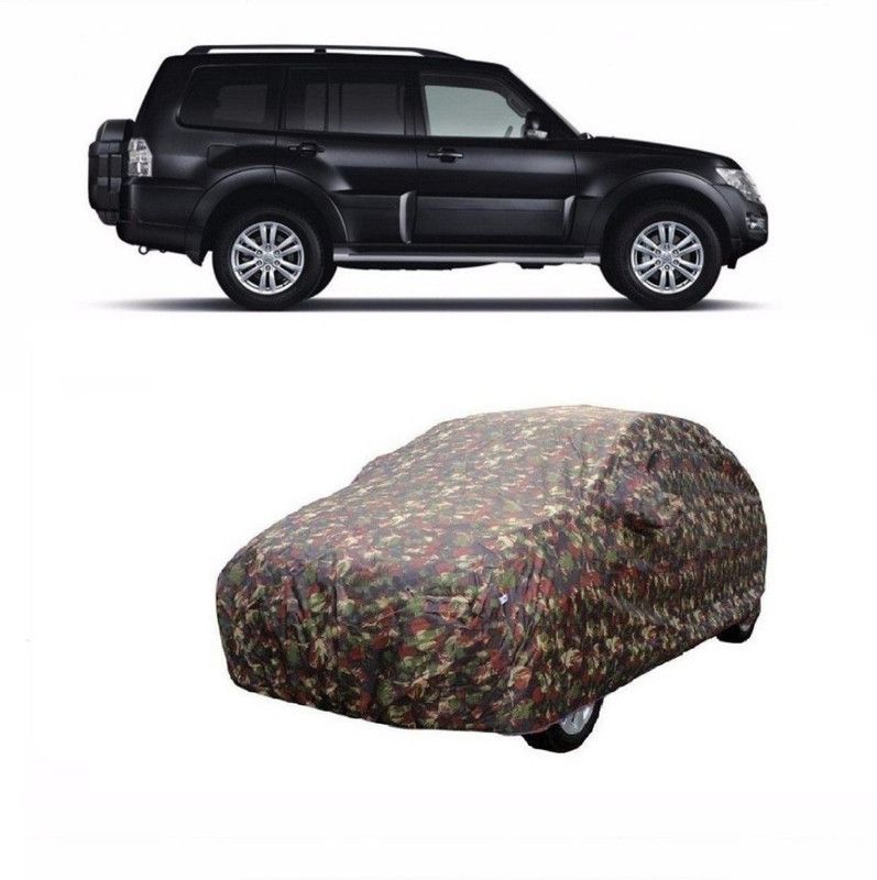 Hynak Car Cover For Mitsubishi Pajero (With Mirror Pockets)  (Green)