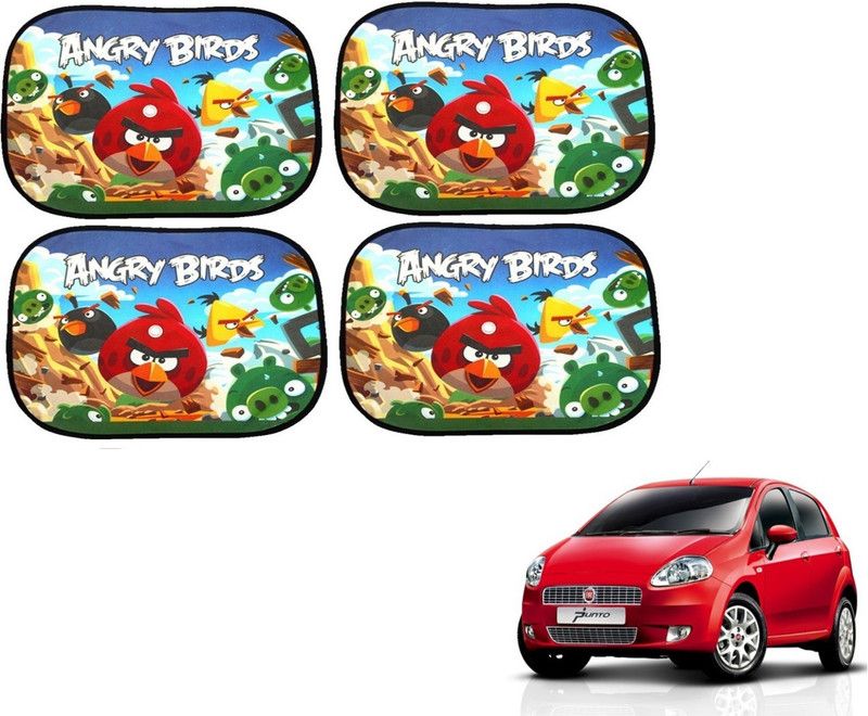 AUTYLE Side Window, Rear Window Sun Shade For Fiat Punto  (Multicolor)