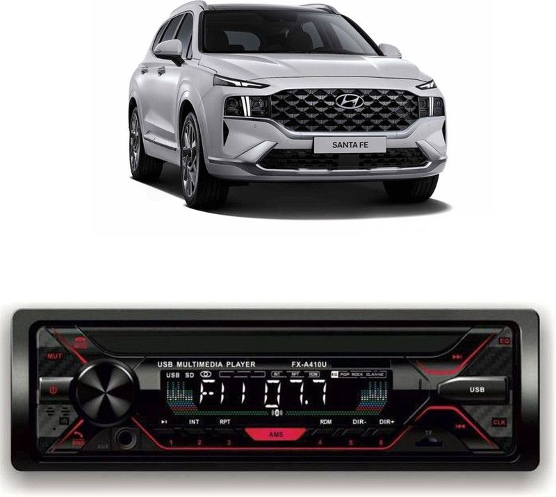Genipap Car Stereo FX- A100U Car Stereo with Bluetooth, USB, SDCard , Aux G-197 Car Stereo  (Single Din)