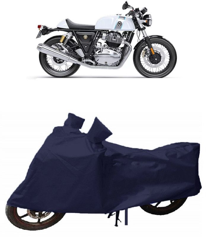 GUNRAT Two Wheeler Cover for Royal Enfield  (Continental GT 650, Blue)