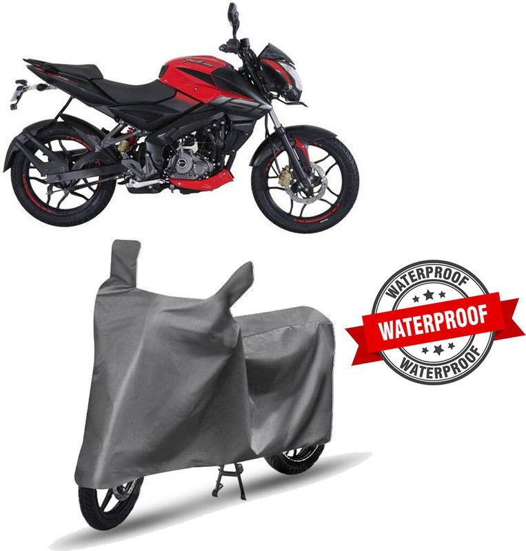 ZIMBER Two Wheeler Cover for Bajaj  (Pulsar NS 160, Grey)