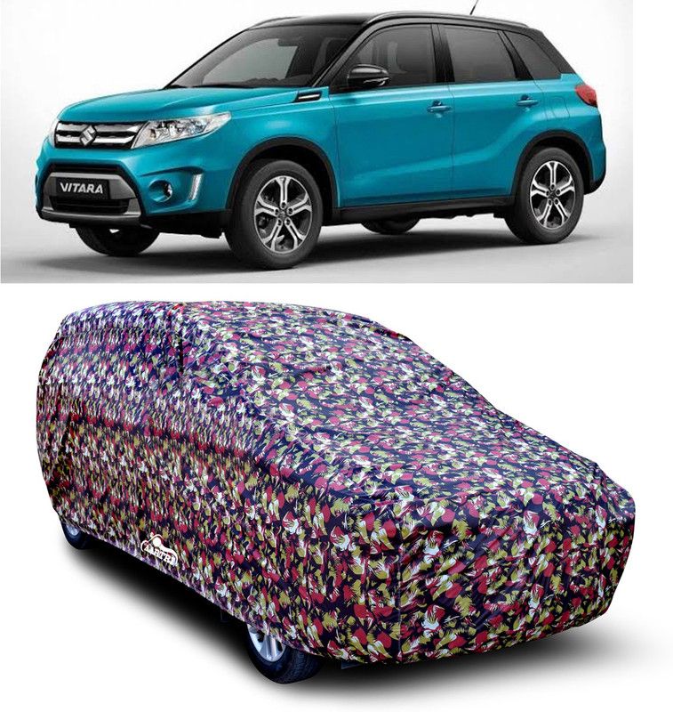 VITSOA Car Cover For Maruti Suzuki Grand Vitara (Without Mirror Pockets)  (Multicolor)
