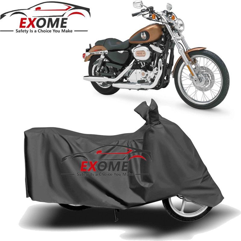 EXOME Two Wheeler Cover for Harley Davidson  (XL 1200, Grey)