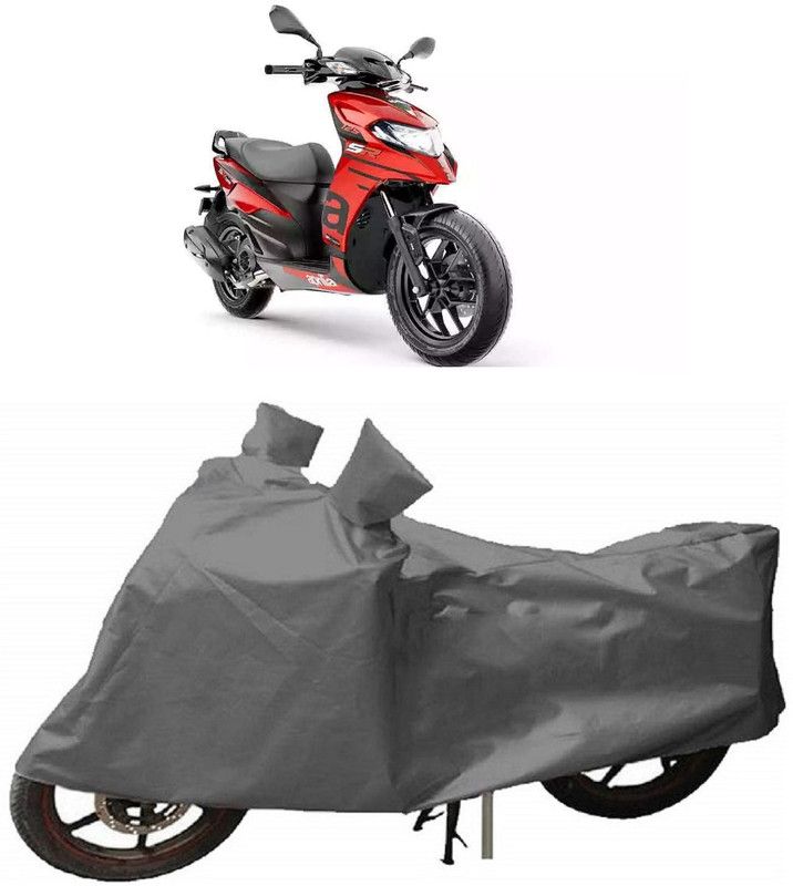 SHIVRAT Two Wheeler Cover for Aprilia  (SR 125, Grey)