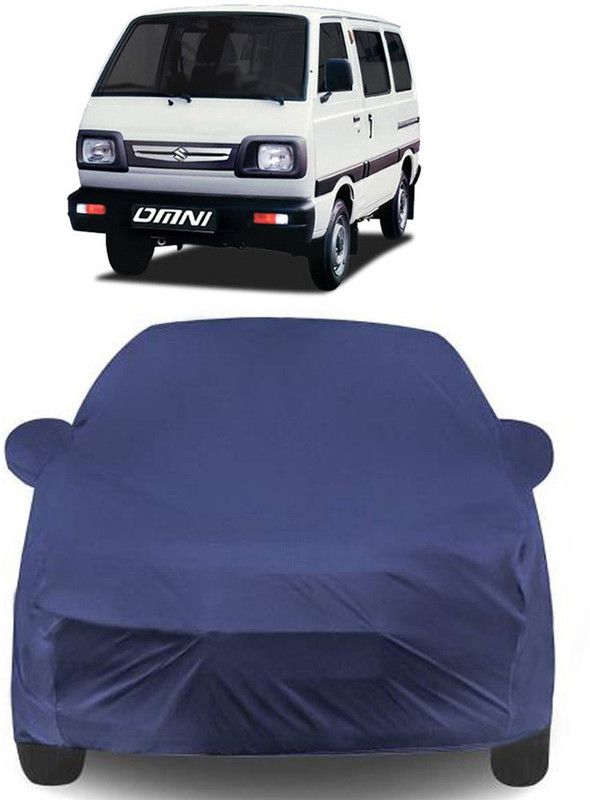 AutoBurn Car Cover For Maruti Suzuki Omni (With Mirror Pockets)  (Blue)