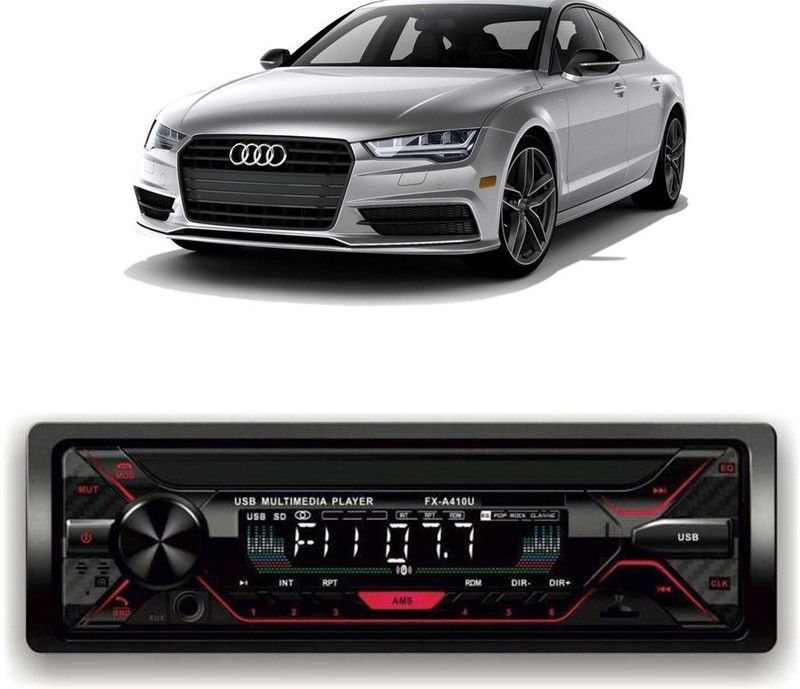 JBRIDERZ Car Stereo FX- A410U Car Stereo with Bluetooth, USB, SDCard , Aux E-08 Car Stereo  (Single Din)