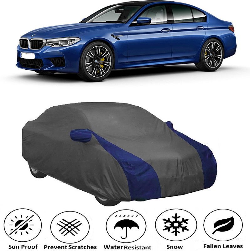Ascension Car Cover For BMW M Series (With Mirror Pockets)  (Grey, Blue)