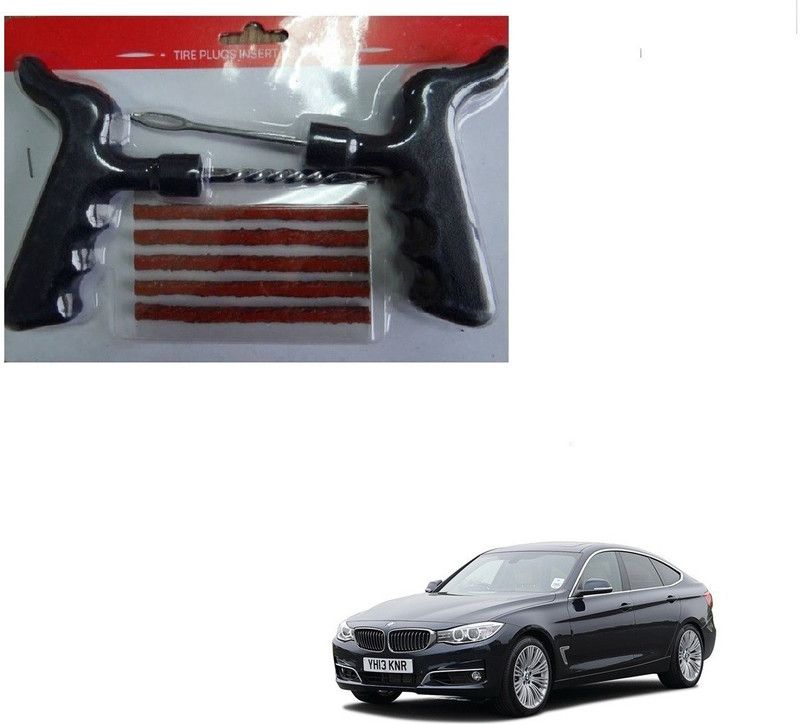 AuTO ADDiCT Car Tool Safety With 5 Strip Tubeless Tyre Puncture Repair Kit For BMW 3 GT Tubeless Tyre Puncture Repair Kit