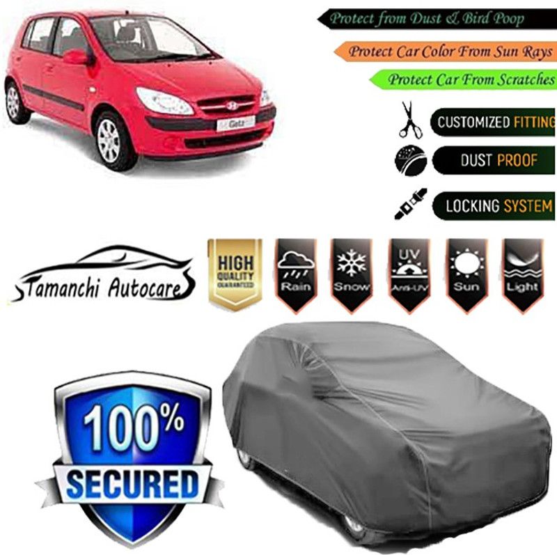 Tamanchi Autocare Car Cover For Hyundai Getz Prime  (Grey)