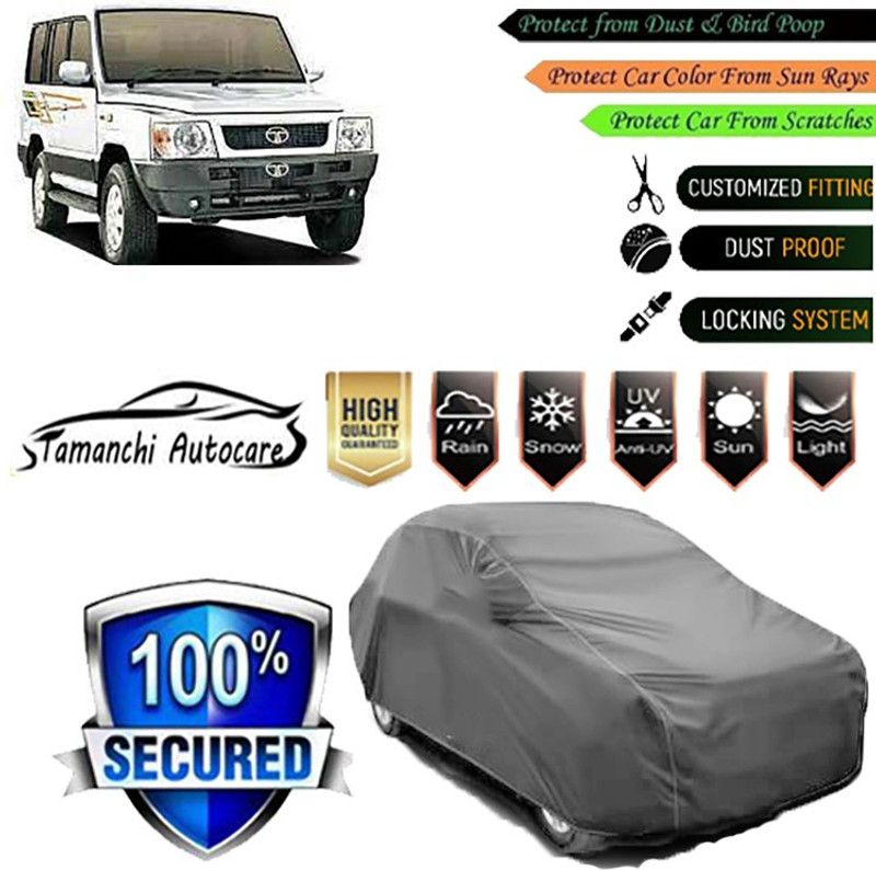Tamanchi Autocare Car Cover For Tata Sumo  (Grey)