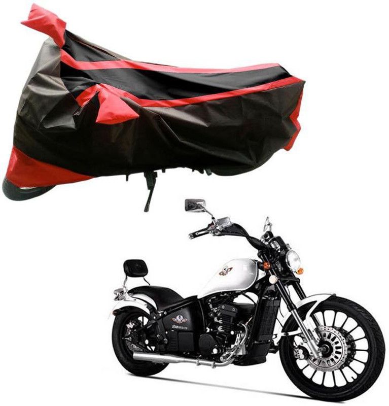 Purpleheart Two Wheeler Cover for FAB Regal Raptor  (Daytona 350, Black, Red)