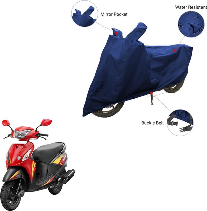 SS FOR YOUR SMART NEEDS Two Wheeler Cover for Hero  (Pleasure, Blue)