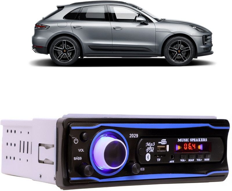 Bluedrum Blue Stereo-999 BLUETOOTH/USB/SD/AUX/FM/MP3 (BLUE & Black)-464 Car Stereo  (Single Din)
