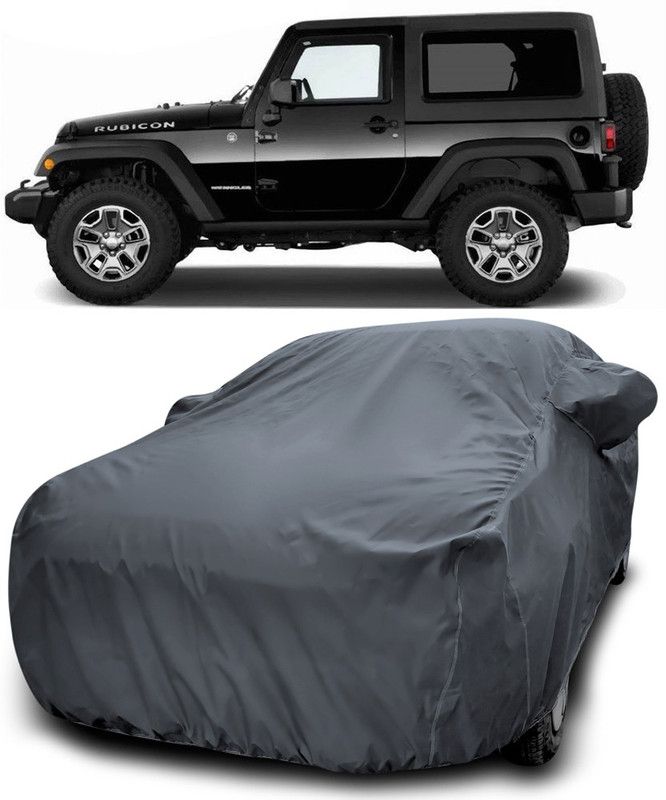ENTIRELY ELITE Car Cover For Mahindra Thar (With Mirror Pockets)  (Grey)