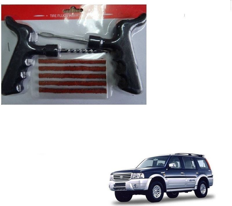 AuTO ADDiCT Car Tool Safety With 5 Strip Tubeless Tyre Puncture Repair Kit For Ford Endeavour Tubeless Tyre Puncture Repair Kit