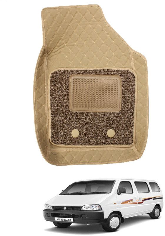 Auto Hub Leatherite 7D Mat For Maruti Suzuki Eeco  (Beige)