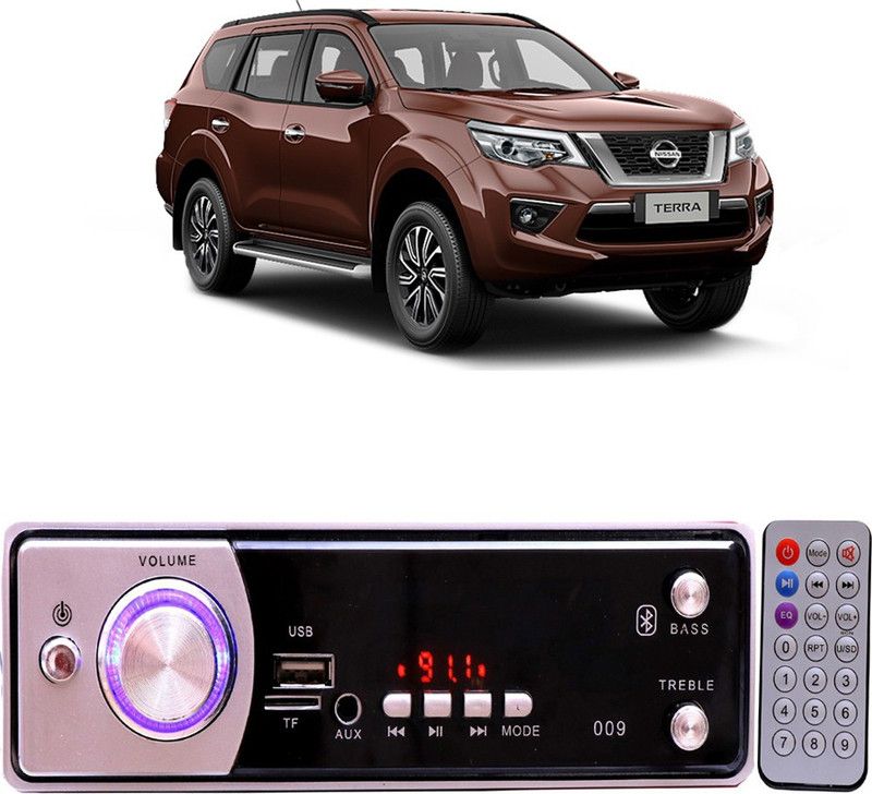 Bluedrum Silver009 BLUETOOTH/USB/SD/AUX/FM/MP3 Car Stereo ( Single Din) B-453 Car Stereo  (Single Din)