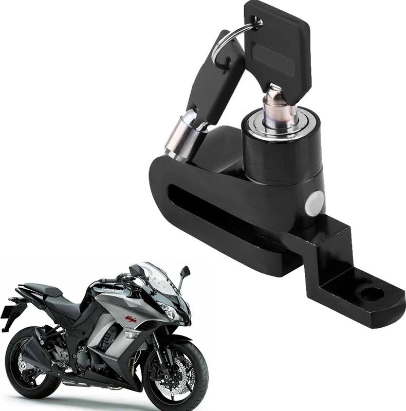 DvineAutoFashionZ Disc Brake Lock For Ninja 1000_DBL174 Disc Lock, U Lock  (Black)